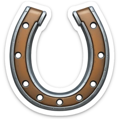 Horseshoe sticker