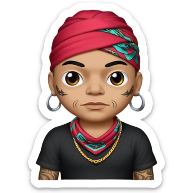 mach mir pepe emotes für twitch im chicano style sticker