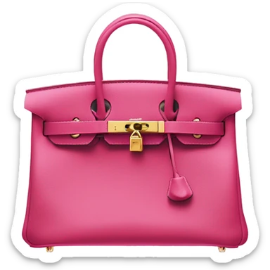 hermes birkin rose sticker