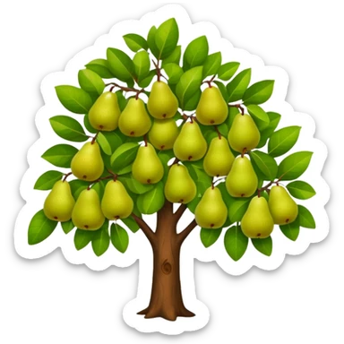Pear Tree sticker