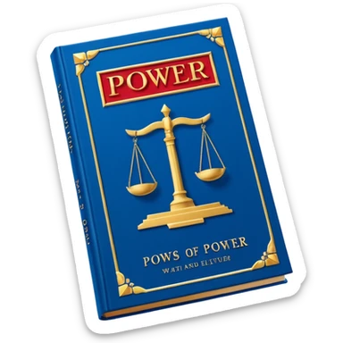 48 laws of power book orginal cover red and blue and in middle power sticker