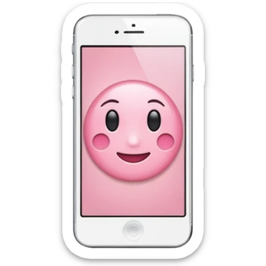 Aesthetic light pink iphone sticker