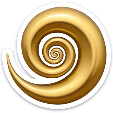 golden spiral sticker