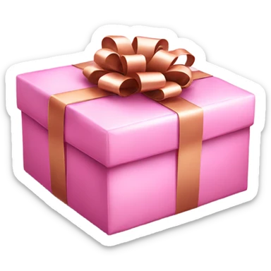Gift pink sticker