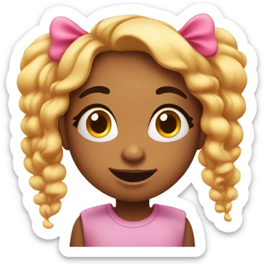 😜🤪 but more girly cutesy in relax sticker