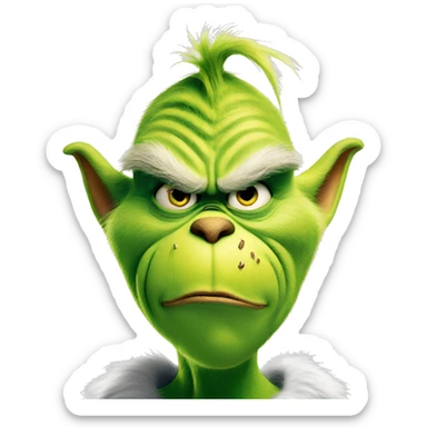 The grinch sticker