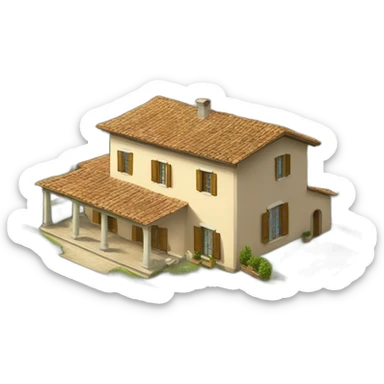 Tuscany villa sticker