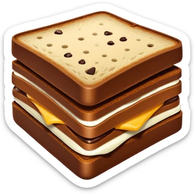 chocolate sandwich sticker