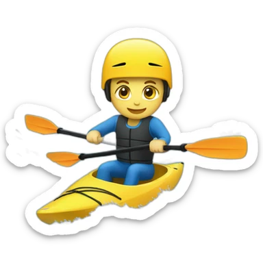 Kayak slalom sticker