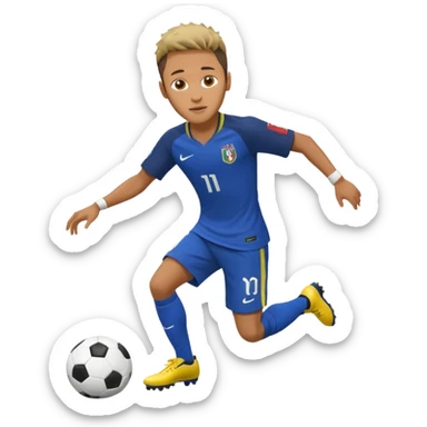 Neymar doing skills sticker