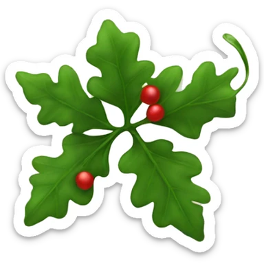 Mistletoe sticker