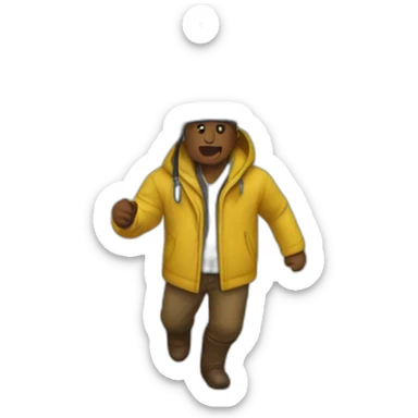 when you have to go work and it rains sticker