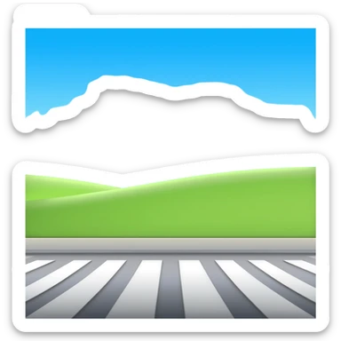 an emoji incredible with only a pedestrian crossing sticker