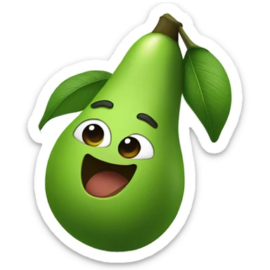 Aguacate bailando  sticker