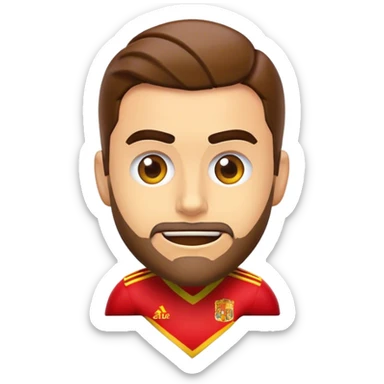 Cinematic Realistic La Liga Pop Culture Emoji, showcasing a dynamic portrayal of Spain's premier football league rendered with lifelike detail and energetic, modern lighting. sticker
