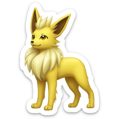 Ninetails-Jolteon full body sticker