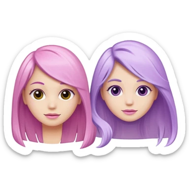 two tubes of pastel hair dye, one pink and one lilac sticker