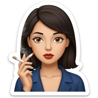 Rana fumando sticker