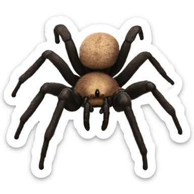 tarantula spider realistic  sticker