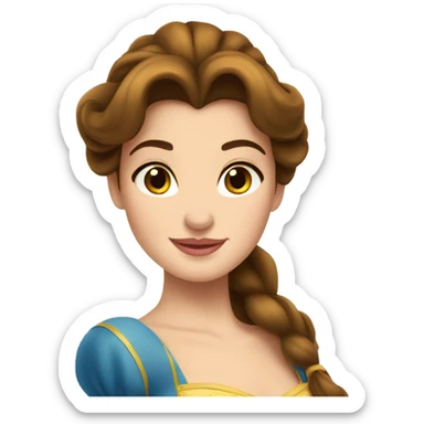 Disney princess Belle sticker