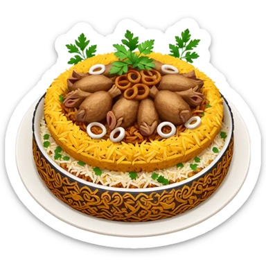 Hyderabadi Mutton Dum Biryani sticker