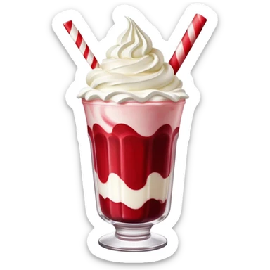 Red velvet milkshake  sticker