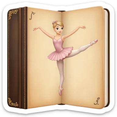 Ballet journal sticker
