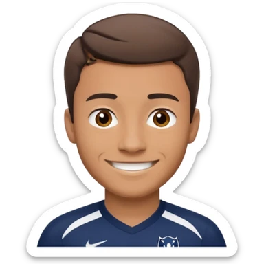 man in tottenham hotspurs kit sticker