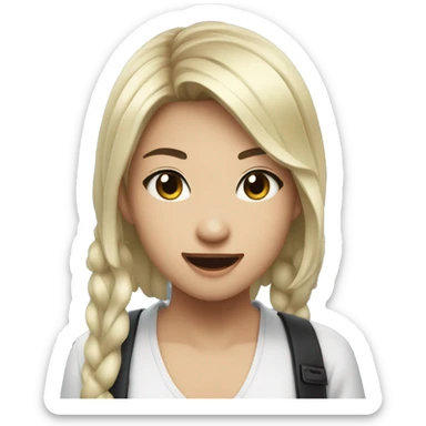 The virtual singer Rui from project sekai sticker