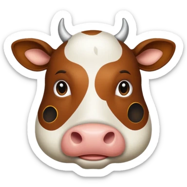  A cow that is mixed with Saturn
 sticker