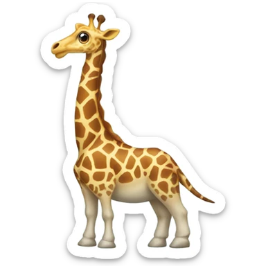 girafe shark sticker