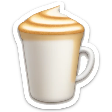 Cafe latte sticker