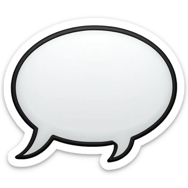 comic book speech bubble sticker