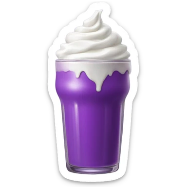 Grimace shake sticker
