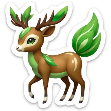 Meloetta-Sawsbuck-Virizion-Pokémon-Fakémon-creature sticker