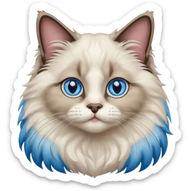 Ragdoll cat sticker