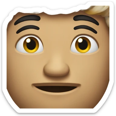 awesome face emoji sticker