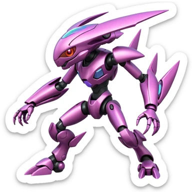 Shiny Futuristic Genesect  sticker
