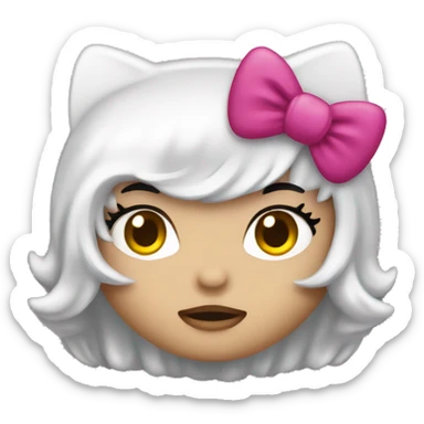 hello kitty bad girl sticker