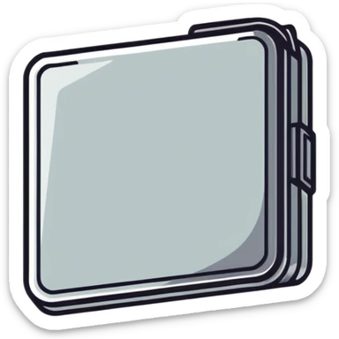 western style graffiti connected BLK letters with metallic silver outline, transparent background, only the letters visible, clean design for Discord sticker