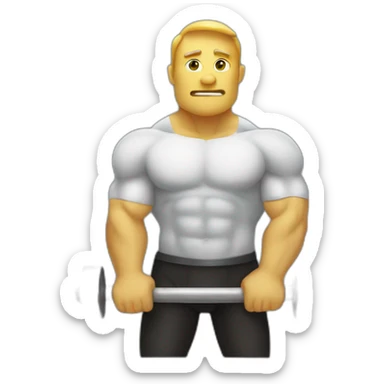 human hart and heavy weights sticker