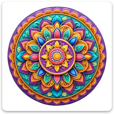 Mandala sticker