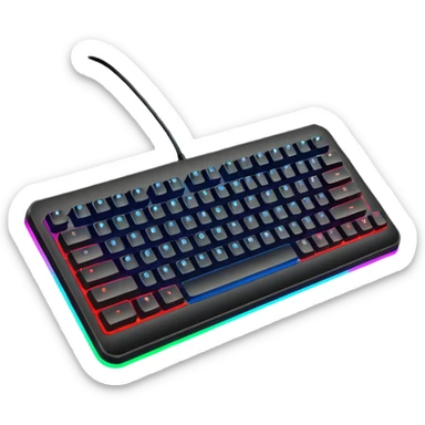 RGB keyboard sticker