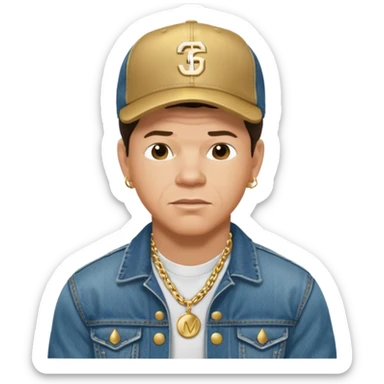 Mark Wahlberg as Marky Mark sticker