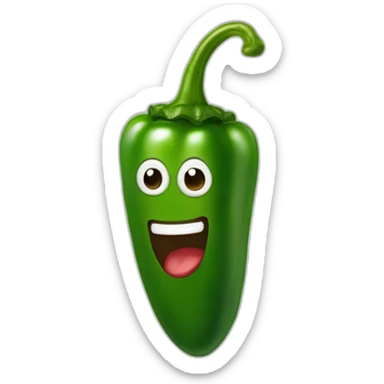 jalapeño pepper sticker