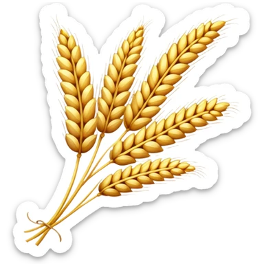 Carbohydrates food wheat sticker