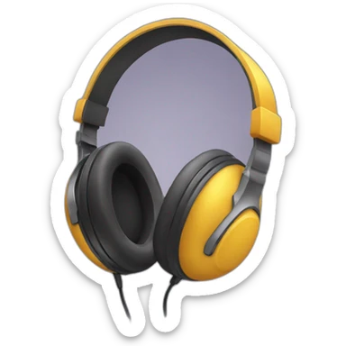 Headphones sticker