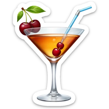Cocette manhatan cocktail  sticker