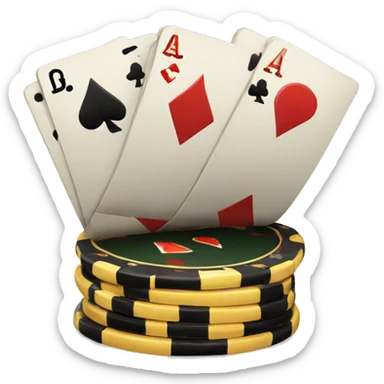 Good luck poker sticker