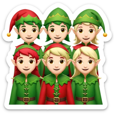 Christmas Elfs sticker